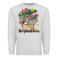 Dove Grey the plant lover Premium Sweatshirt - MaliasSmallBusiness