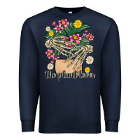 Navy the plant lover Premium Sweatshirt - MaliasSmallBusiness