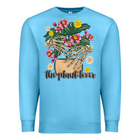 Ocean Blue the plant lover Premium Sweatshirt - MaliasSmallBusiness
