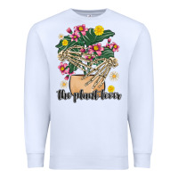 White the plant lover Premium Sweatshirt - MaliasSmallBusiness