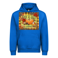 Cobalt Just a girl who loves Fall Urban Hoodie - NancyCooperArtShop