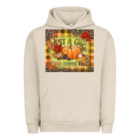 Pigment French Oak Just a girl who loves Fall Urban Hoodie - NancyCooperArtShop
