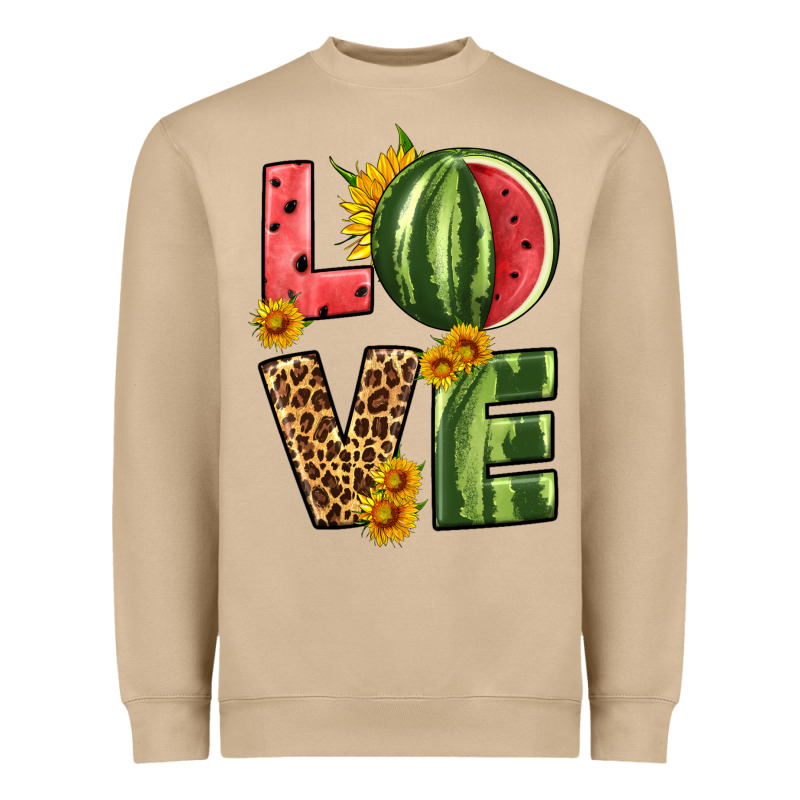 Love Watermelon Heavyweight Sweatshirt by HRA Design Shop | Teevron