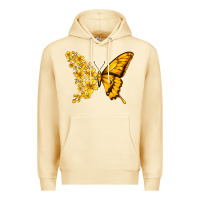 Pina Colada childhood cancer butterfly Premium Hoodie - Jasminsmagicworld