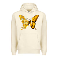 Sandshell childhood cancer butterfly Premium Hoodie - Jasminsmagicworld