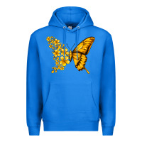 True Royal childhood cancer butterfly Premium Hoodie - Jasminsmagicworld