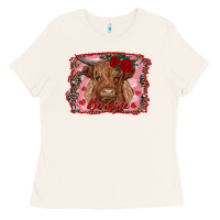 Bone be mine highland cow Ladies Tee - AdoDesignShop