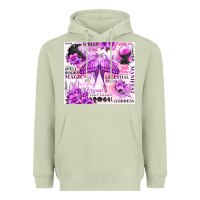 Matcha witchy celestial witch Heavyweight Hoodie - MaliasSmallBusiness