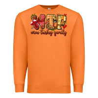 Carrot funny thanksgiving wine turkey family Premium Sweatshirt - MaliasSmallBusiness