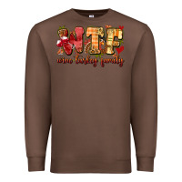 Chestnut funny thanksgiving wine turkey family Premium Sweatshirt - MaliasSmallBusiness