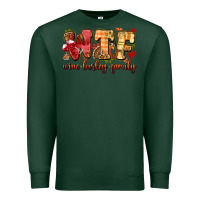 Sports Green funny thanksgiving wine turkey family Premium Sweatshirt - MaliasSmallBusiness
