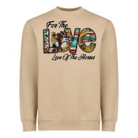 Mushroom for the love love of the horses Heavyweight Sweatshirt - CowhideDigitalArt