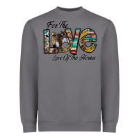 Storm for the love love of the horses Heavyweight Sweatshirt - CowhideDigitalArt