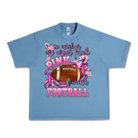 Pebble Blue in october we wear pink and watch football Urban Heavy Tee - AdoDesignShop