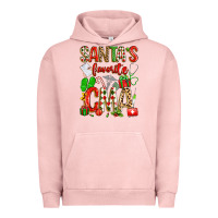Pigment Salmon santa's favorite cma Urban Hoodie - texasbilliewilder