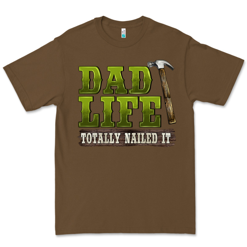 Dad Lıfe Totally Naıled It Premium Tee by BarkalooDesign | Teevron