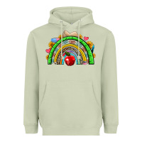 Matcha school rainbow Heavyweight Hoodie - NancyCooperArtShop