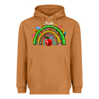 Meerkat school rainbow Heavyweight Hoodie - NancyCooperArtShop