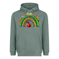 Sage school rainbow Heavyweight Hoodie - NancyCooperArtShop