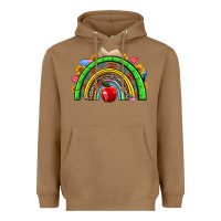 Toasted Coconut school rainbow Heavyweight Hoodie - NancyCooperArtShop