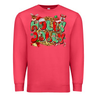Cardinal holly jolly christmas Premium Sweatshirt - MaliasSmallBusiness