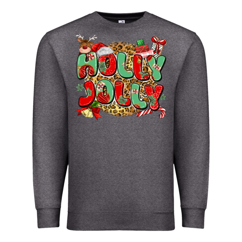 Holly Jolly Christmas Premium Sweatshirt by MaliasSmallBusiness | Teevron