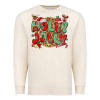Sandshell holly jolly christmas Premium Sweatshirt - MaliasSmallBusiness