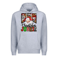 Heather Grey Christmas junkie Santa Claus Premium Hoodie - Jasminsmagicworld