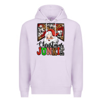 Lilac Christmas junkie Santa Claus Premium Hoodie - Jasminsmagicworld