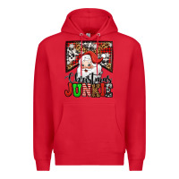 Red Christmas junkie Santa Claus Premium Hoodie - Jasminsmagicworld