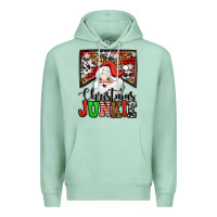 Seafoam Christmas junkie Santa Claus Premium Hoodie - Jasminsmagicworld