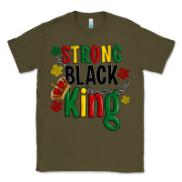 Army Green strong black king Classic Tee - Artiststas