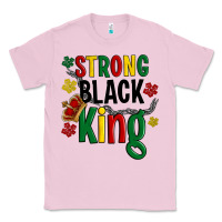 Bubblegum Pink strong black king Classic Tee - Artiststas