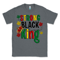 Charcoal Heather strong black king Classic Tee - Artiststas