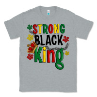 Heather Grey strong black king Classic Tee - Artiststas