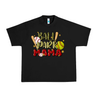 Black ballpark mama Urban Heavy Tee - JahusDesignShop