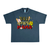 Midnight Navy ballpark mama Urban Heavy Tee - JahusDesignShop