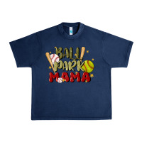 Navy ballpark mama Urban Heavy Tee - JahusDesignShop