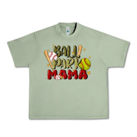 Oil Green ballpark mama Urban Heavy Tee - JahusDesignShop