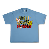 Pebble Blue ballpark mama Urban Heavy Tee - JahusDesignShop