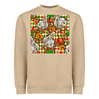Mushroom christmas leopard duck Heavyweight Sweatshirt - FaDigitalArtStudio