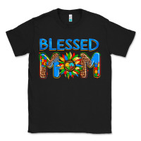 Black blessed mom autism Classic Tee - AdoDesignShop