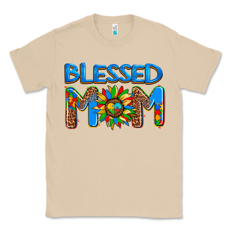 Blessed Mom Autism Classic Tee by AdoDesignShop | Teevron