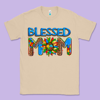 Blessed Mom Autism Classic Tee Designed By Adodesignshop