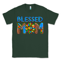 Sports Green blessed mom autism Classic Tee - AdoDesignShop