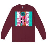 Burgundy v.d xoxo gemstone Long Sleeve Tee - AdoDesignShop
