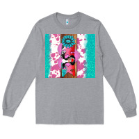 Heather Grey v.d xoxo gemstone Long Sleeve Tee - AdoDesignShop