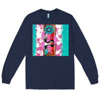 Navy v.d xoxo gemstone Long Sleeve Tee - AdoDesignShop