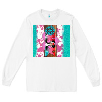 White v.d xoxo gemstone Long Sleeve Tee - AdoDesignShop