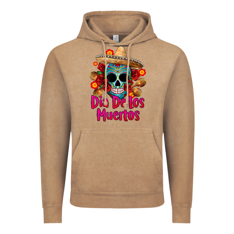 Dia De Los Muertos Vintage Hoodie by CTS Tumbler Store | Teevron
